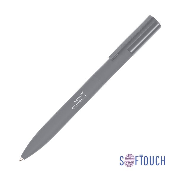 Ручка шариковая "Orion", покрытие soft touch - Ручка шариковая "Orion", покрытие soft touch серый