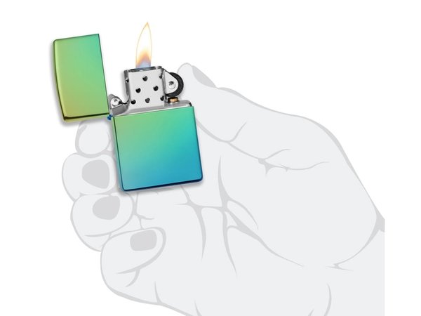 Зажигалка ZIPPO Classic с покрытием High Polish Teal - Зажигалка ZIPPO Classic с покрытием High Polish Teal