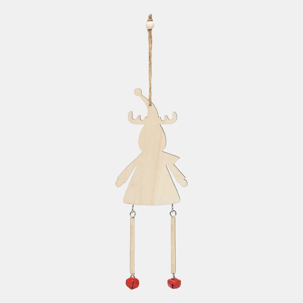Новогоднее украшение / Подвеска на елку WOODEN SNOWI - Новогоднее украшение / Подвеска на елку WOODEN SNOWI