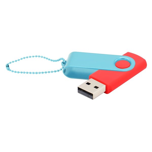Флешка Designer To Go 2.0 USB 16Gb - Флешка Designer To Go 2.0 USB 16Gb, красный/бирюзовый