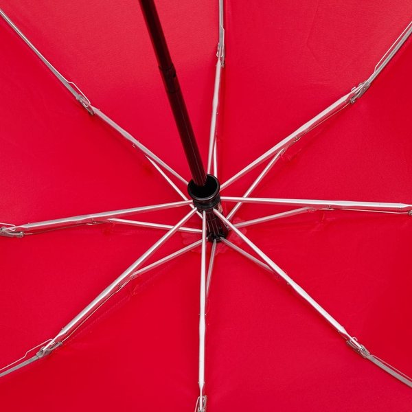 Зонт наоборот складной Futurum со светоотражающим кантом, красный