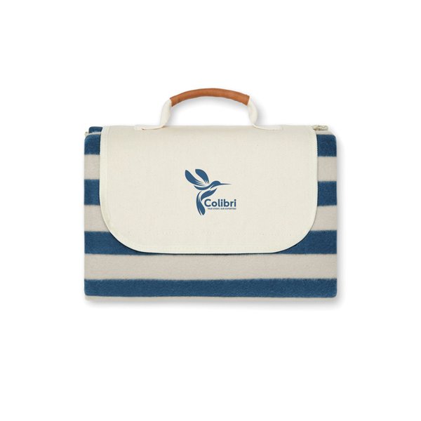 Плед для пикника VINGA Alba из rPET GRS, 110х110 см - Плед для пикника VINGA Alba из rPET GRS, 110х110 см