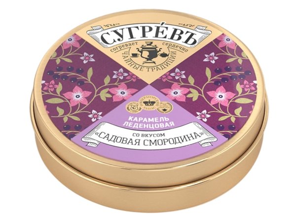 Карамель леденцовая со вкусом смородины в банке - Карамель леденцовая со вкусом смородины в банке