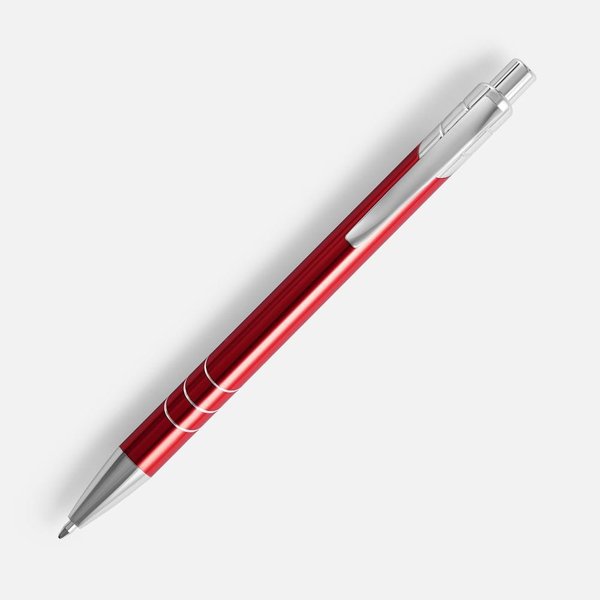 Ручка шариковая Undertone Metallic, красная
