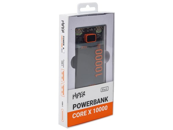Внешний аккумулятор «CORE X», 10000 mAh - Внешний аккумулятор «CORE X», 10000 mAh