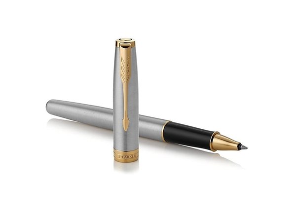 Ручка роллер Parker «Sonnet Core Stainless Steel GT» - Ручка роллер Parker «Sonnet Core Stainless Steel GT»