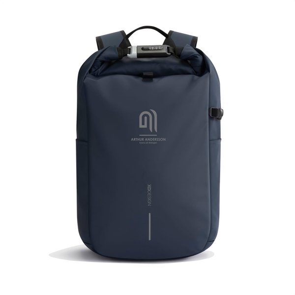 Антикражный рюкзак Urban Roll-top - Антикражный рюкзак Urban Roll-top, темно-синий
