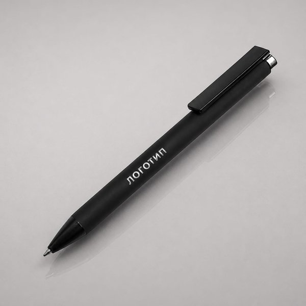 Ручка металлическая шариковая «Taper Metal» soft-touch - Ручка металлическая шариковая «Taper Metal» soft-touch