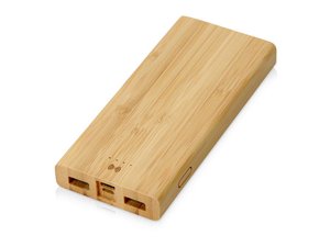 внешний беспроводной аккумулятор из бамбука «bamboo air», 10000 mah