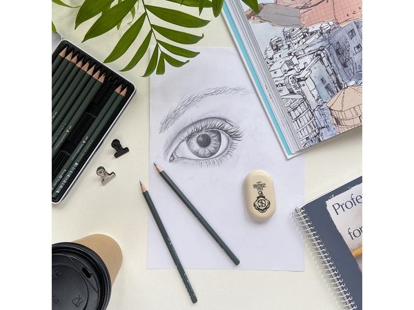 Набор из 12 чернографитовых карандашей «Sketch & Art» 2Н - 9В - Набор из 12 чернографитовых карандашей «Sketch & Art» 2Н - 9В