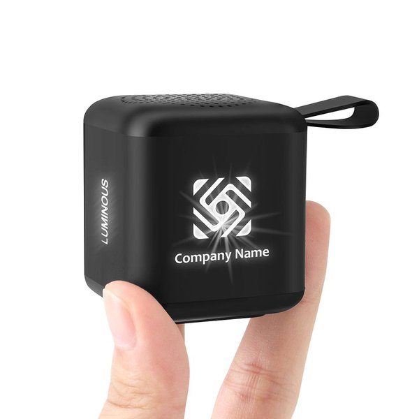 Bluetooth колонка Slaigo mini, стерео TWS, черный - Bluetooth колонка Slaigo mini, стерео TWS, черный