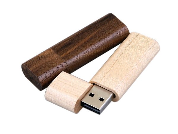 USB 2.0- флешка на 32 Гб эргономичной прямоугольной формы с округленными краями - USB 2.0- флешка на 32 Гб эргономичной прямоугольной формы с округленными краями