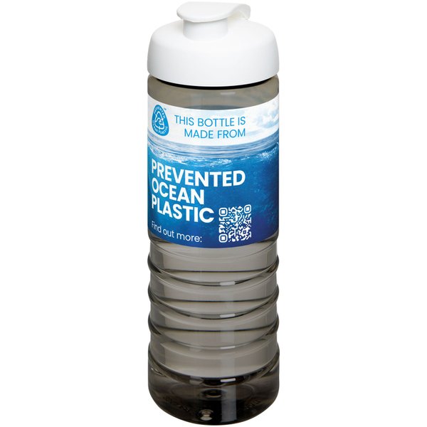 Спортивная бутылка H2O Active® Eco Treble 750 мл с откидной крышкой - Спортивная бутылка H2O Active® Eco Treble 750 мл с откидной крышкой