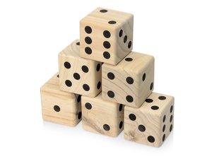 деревянная игра в кости, xl «dice»