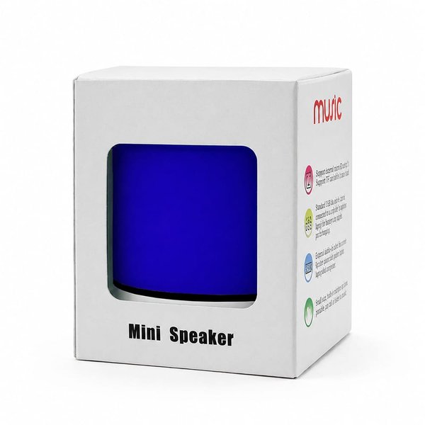 Беспроводная Bluetooth колонка Attilan (BLTS01) - Беспроводная Bluetooth колонка Attilan (BLTS01), синяя