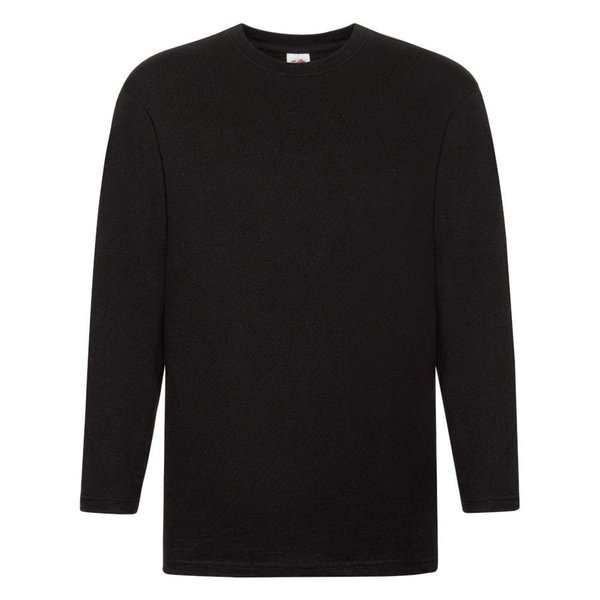 Футболка мужская SUPER PREMIUM LONG SLEEVE 190 - Футболка "Super Premium Long Sleeve", черный, M, 100% х/б, 205 г/м2