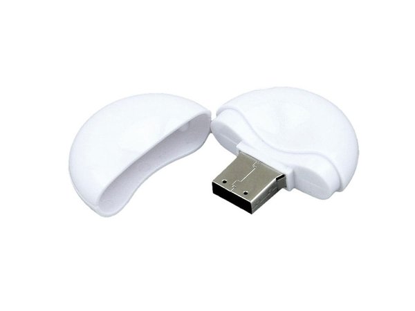 USB 2.0- флешка промо на 8 Гб круглой формы - USB 2.0- флешка промо на 8 Гб круглой формы
