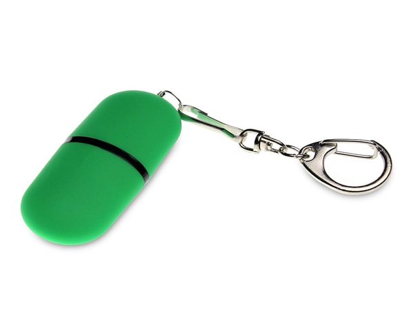 USB 2.0- флешка «Goutte Soft-touch» на 128 Гб каплевидной формы - USB 2.0- флешка «Goutte Soft-touch» на 128 Гб каплевидной формы