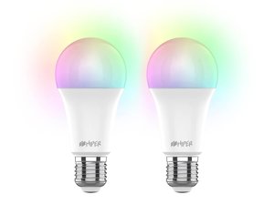 набор из двух лампочек «iot cled m1 rgb», e27