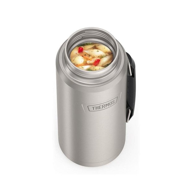 Термос Icon 1200, серебристый (стальной)