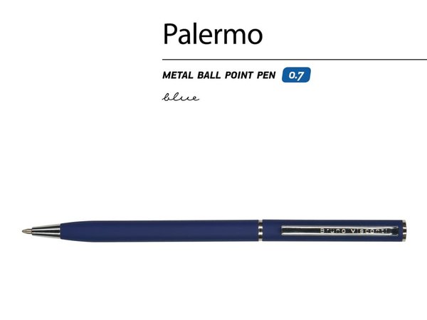 Ручка металлическая шариковая «Palermo», софт-тач - Ручка металлическая шариковая «Palermo», софт-тач