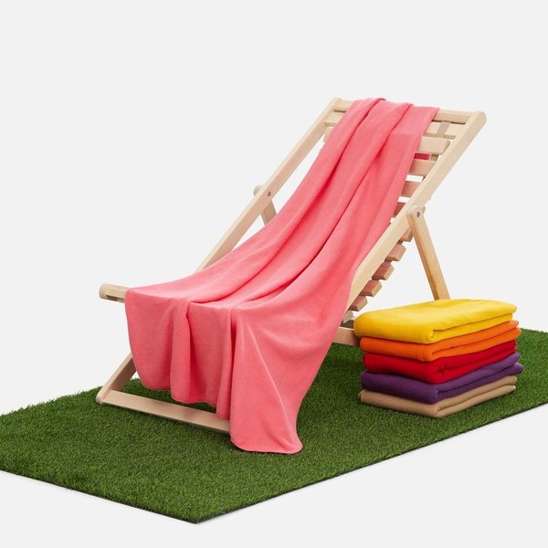 Флисовый плед Warm&amp;Peace XL, розовый (коралловый)