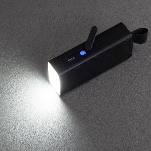 Bluetooth колонка "Vibe" 5Вт с фонариком и магнитным креплением - Bluetooth колонка "Vibe" 5Вт с фонариком и магнитным креплением черный