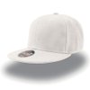 Бейсболка "SNAP BACK", 6 клиньев, пластик.застежка, белый, 100% п/э,100% х/б, 400 гр/м2