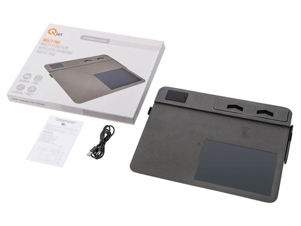 Многофункциональный коврик для мыши «Multi Pad» с беспроводной зарядкой и LCD экраном, 10 Вт - Многофункциональный коврик для мыши «Multi Pad» с беспроводной зарядкой и LCD экраном, 10 Вт