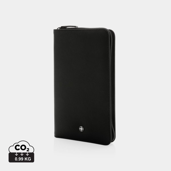 Дорожный органайзер Swiss Peak Heritage из rPU RCS с RFID-защитой - Дорожный органайзер Swiss Peak Heritage из rPU RCS с RFID-защитой