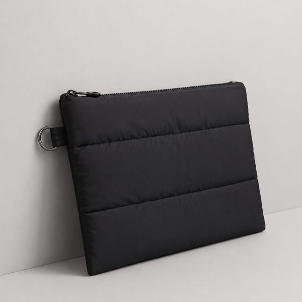 Чехол для ноутбука Superbag Bubble, стёганый, на молнии - Чехол для ноутбука Superbag Bubble, стёганый, на молнии (черный)