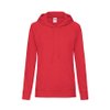 Толстовка женская "LIGHTWEIGHT", красный_L, 80% хлопок, 20% полиэстер, 240 г/м2