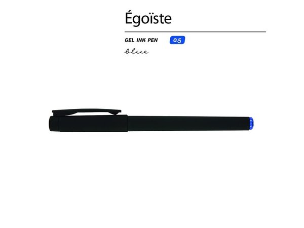 Ручка пластиковая гелевая «Egoiste Black» - Ручка пластиковая гелевая «Egoiste Black»