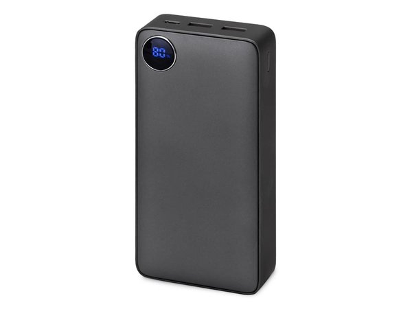 Внешний аккумулятор «Mild Pro» c быстрой зарядкой QC/PD, металлик soft-touch, 20 000 mAh - Внешний аккумулятор «Mild Pro» c быстрой зарядкой QC/PD, металлик soft-touch, 20 000 mAh