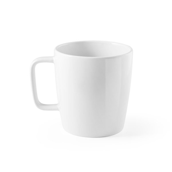 Керамическая кружка DHONI WHITE, 450 мл - Керамическая кружка DHONI WHITE, 450 мл