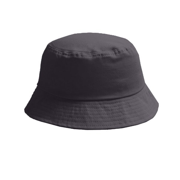 Хлопковая панама BRIM 250 - Панама BRIM, тёмно-серый, 100% хлопок, твил, 250 г/м2