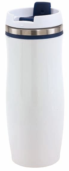 кружка дорожная двустенная crema, синяя