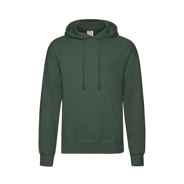 Толстовка с начесом CLASSIC HOODED SWEAT 280 - Толстовка "Hooded Sweat", темно-зеленый_S, 80% х/б, 20% п/э, 280 г/м2