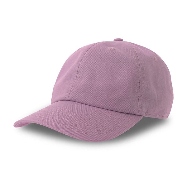 Бейсболка DAD HAT-S, 6 клиньев, металлическая застежка - Бейсболка "DAD HAT-S", 6 клиньев, металлическая застежка, сиреневый, 100% хлопок, 270 г/м2