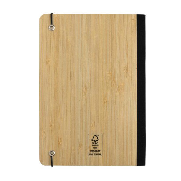 Блокнот Scribe с обложкой из бамбука, А5, 80 г/м² - Блокнот Scribe с обложкой из бамбука, А5, 80 г/м²