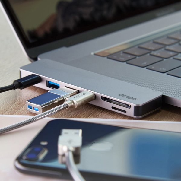 USB-C адаптер для MacBook 7-в-1 - USB-C адаптер для MacBook 7-в-1