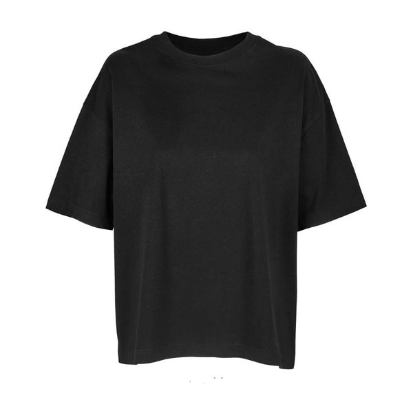 Футболка женская оверсайз BOXY WOMEN 180 - Футболка женская BOXY WOMEN, чёрный, M, 100% органический хлопок, 180 г/м2