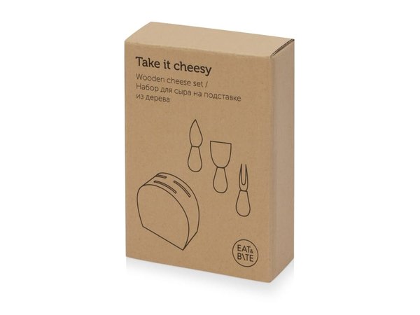 Набор из ножей для сыра на подставке «Take it cheesy» - Набор из ножей для сыра на подставке «Take it cheesy»