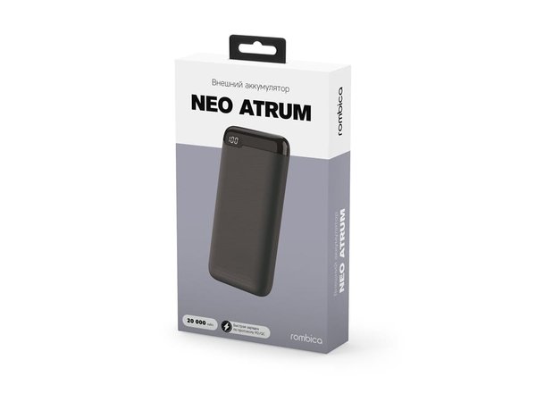 Внешний аккумулятор «NEO Atrum», 20000 mAh - Внешний аккумулятор «NEO Atrum», 20000 mAh