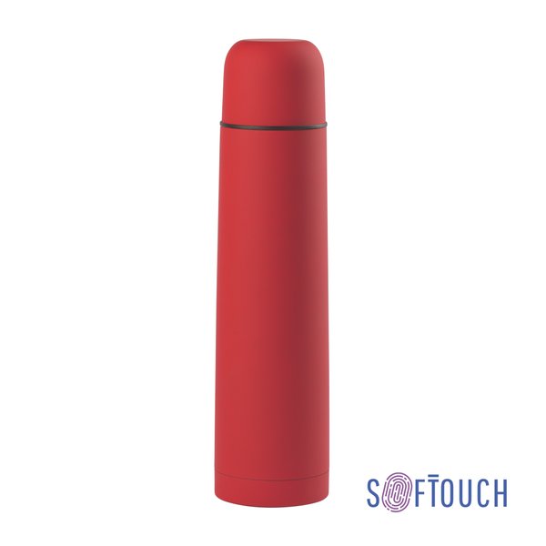 Термос "Родос", покрытие soft touch, 1 л. - Термос "Родос", покрытие soft touch, 1 л. красный