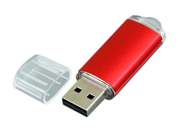 USB 2.0- флешка на 64 Гб с прозрачным колпачком - USB 2.0- флешка на 64 Гб с прозрачным колпачком