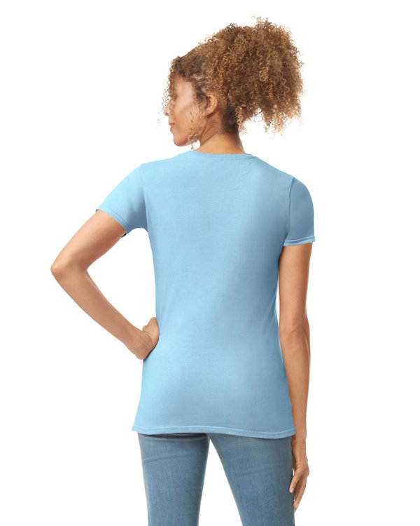 Футболка SOFTSTYLE WOMAN - Футболка SOFTSTYLE WOMAN, СВЕТЛО-ГОЛУБОЙ S