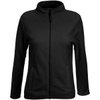 Толстовка "Lady-Fit Full Zip Fleece", черный_XL, 100% полиэстер, 250 г/м2