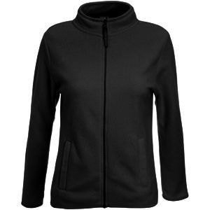 Толстовка женская LADY-FIT MICRO JACKET 250 - Толстовка "Lady-Fit Full Zip Fleece", черный_XL, 100% полиэстер, 250 г/м2