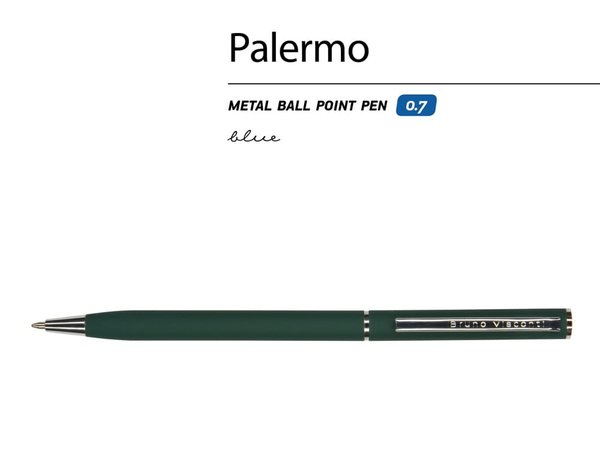 Ручка металлическая шариковая «Palermo», софт-тач - Ручка металлическая шариковая «Palermo», софт-тач